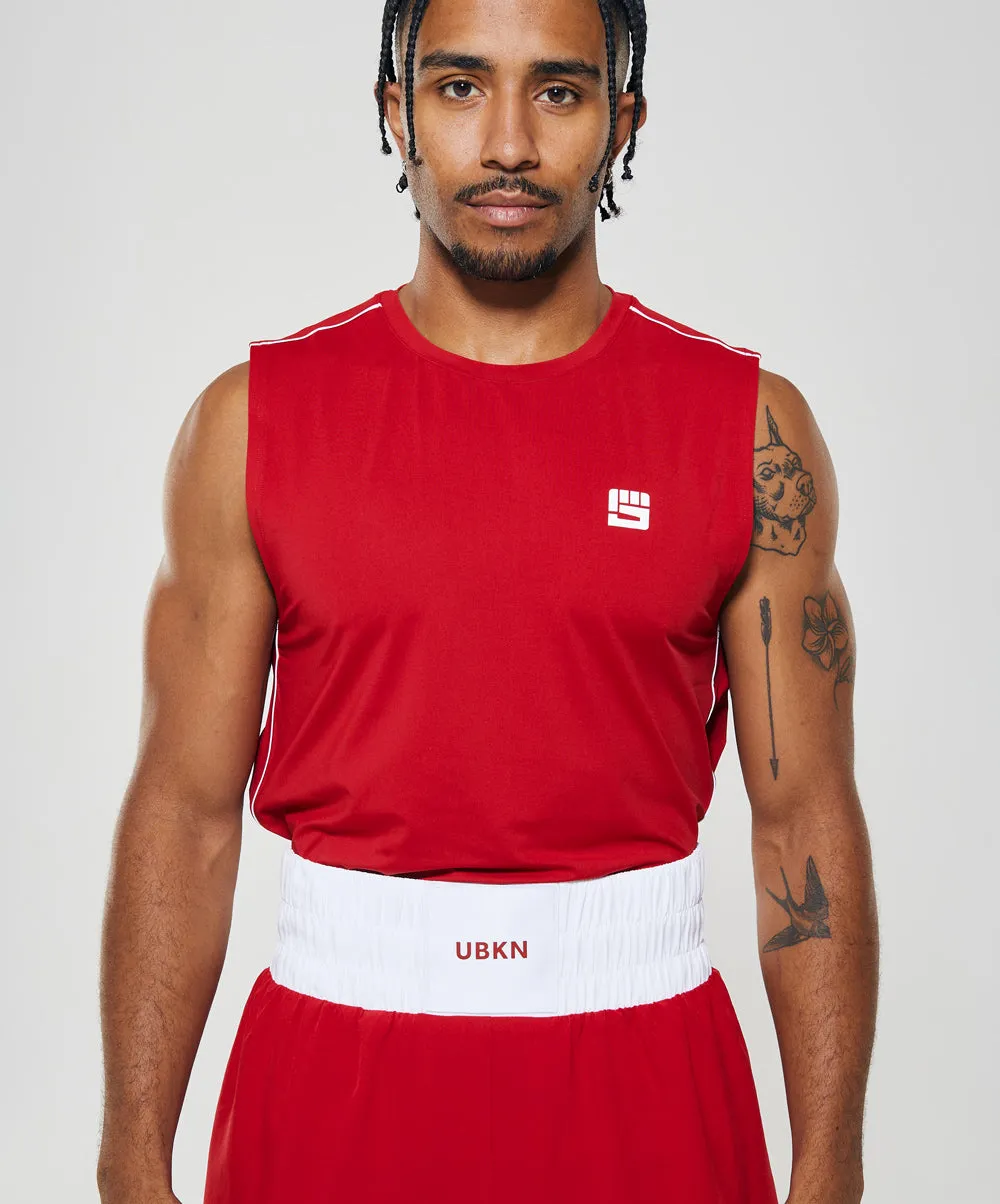 LEGACY Men's Boxing Tank in Competition Red