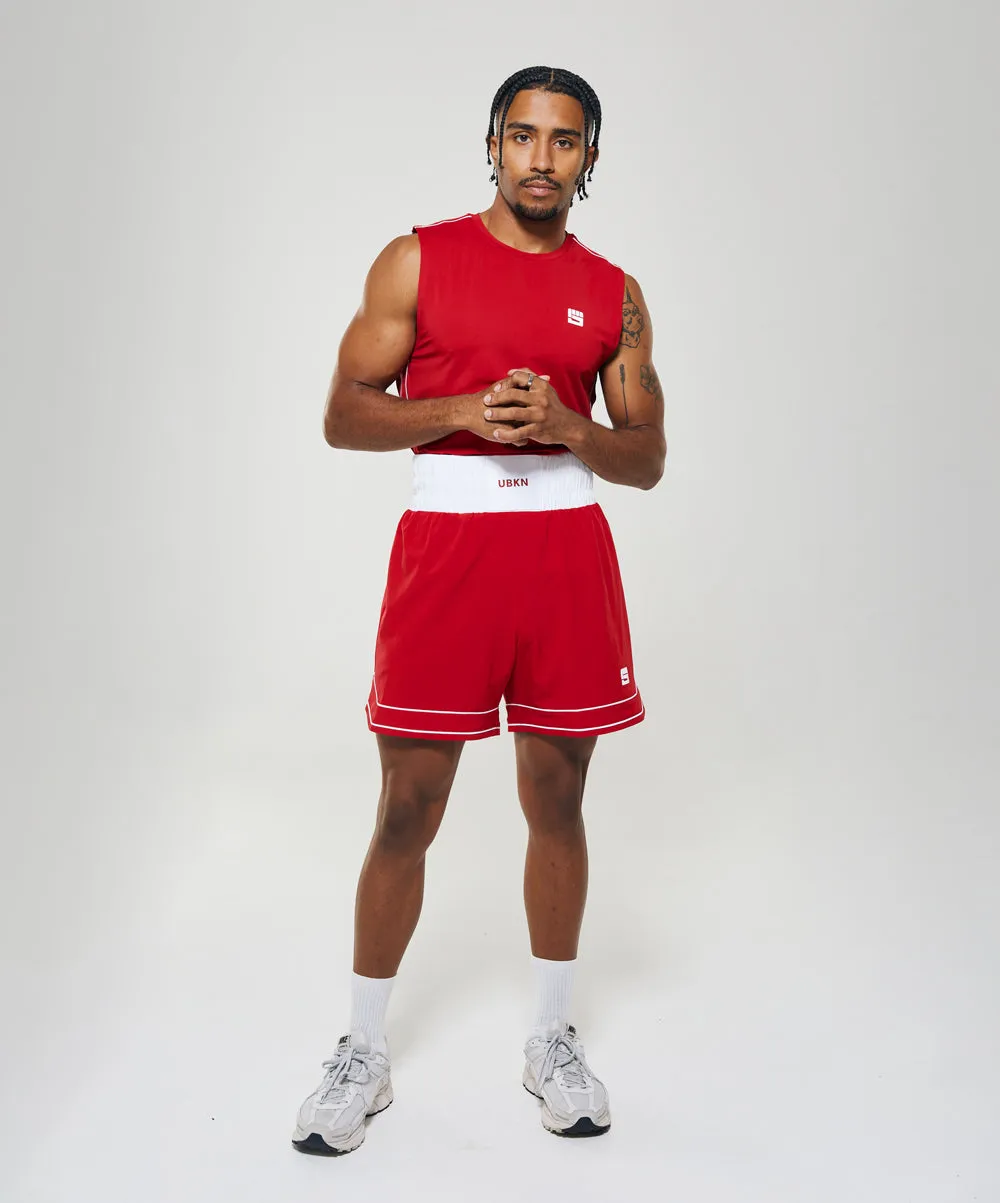 LEGACY Men's Boxing Tank in Competition Red