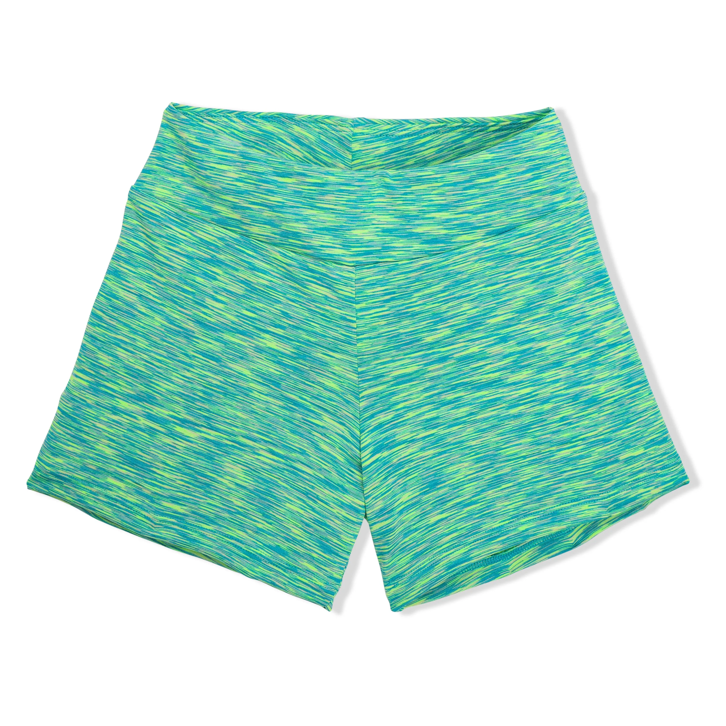 Lime Strata Shorts
