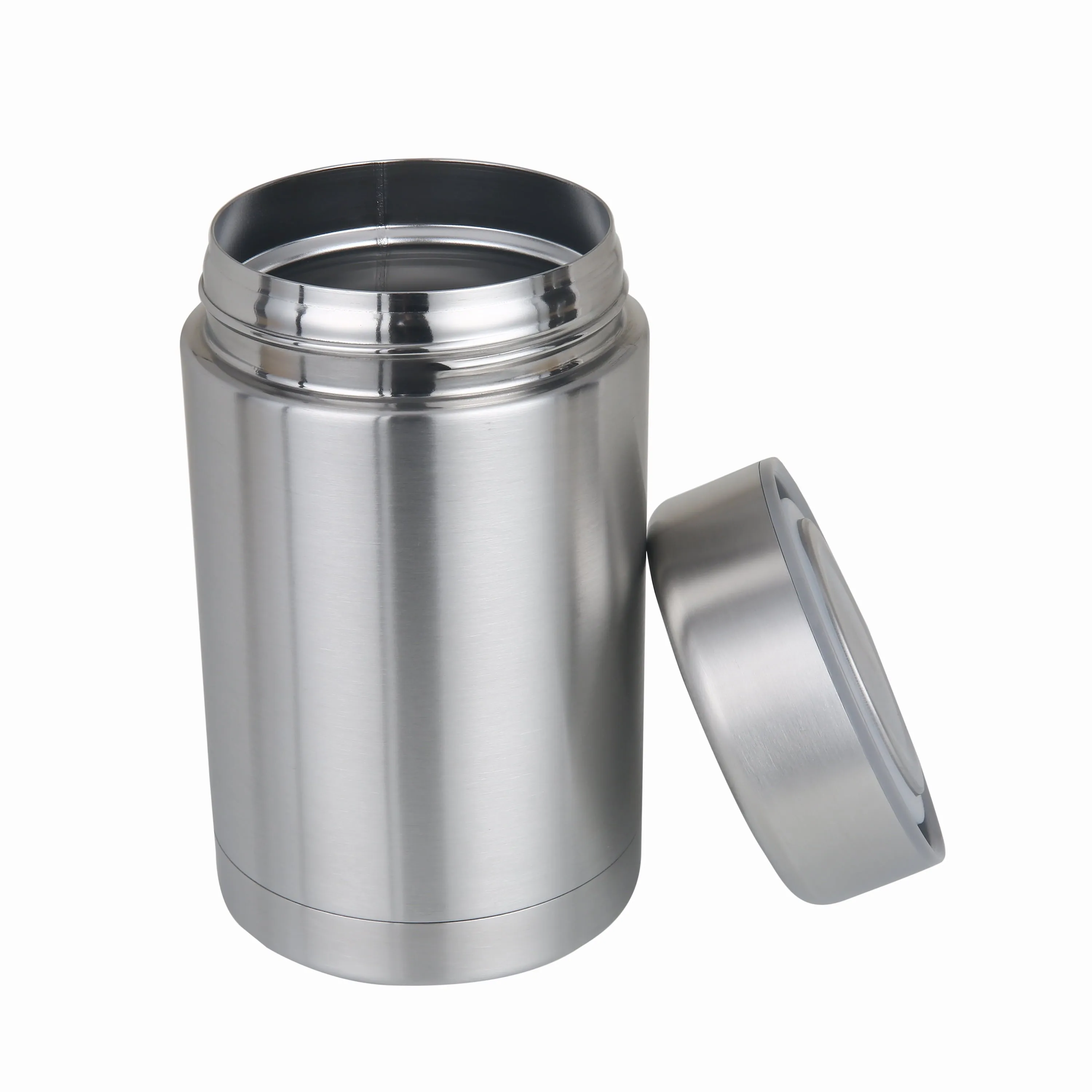 Mainstays 16 oz Insulated Food Jar with No Leak Lid, Stainless Steel