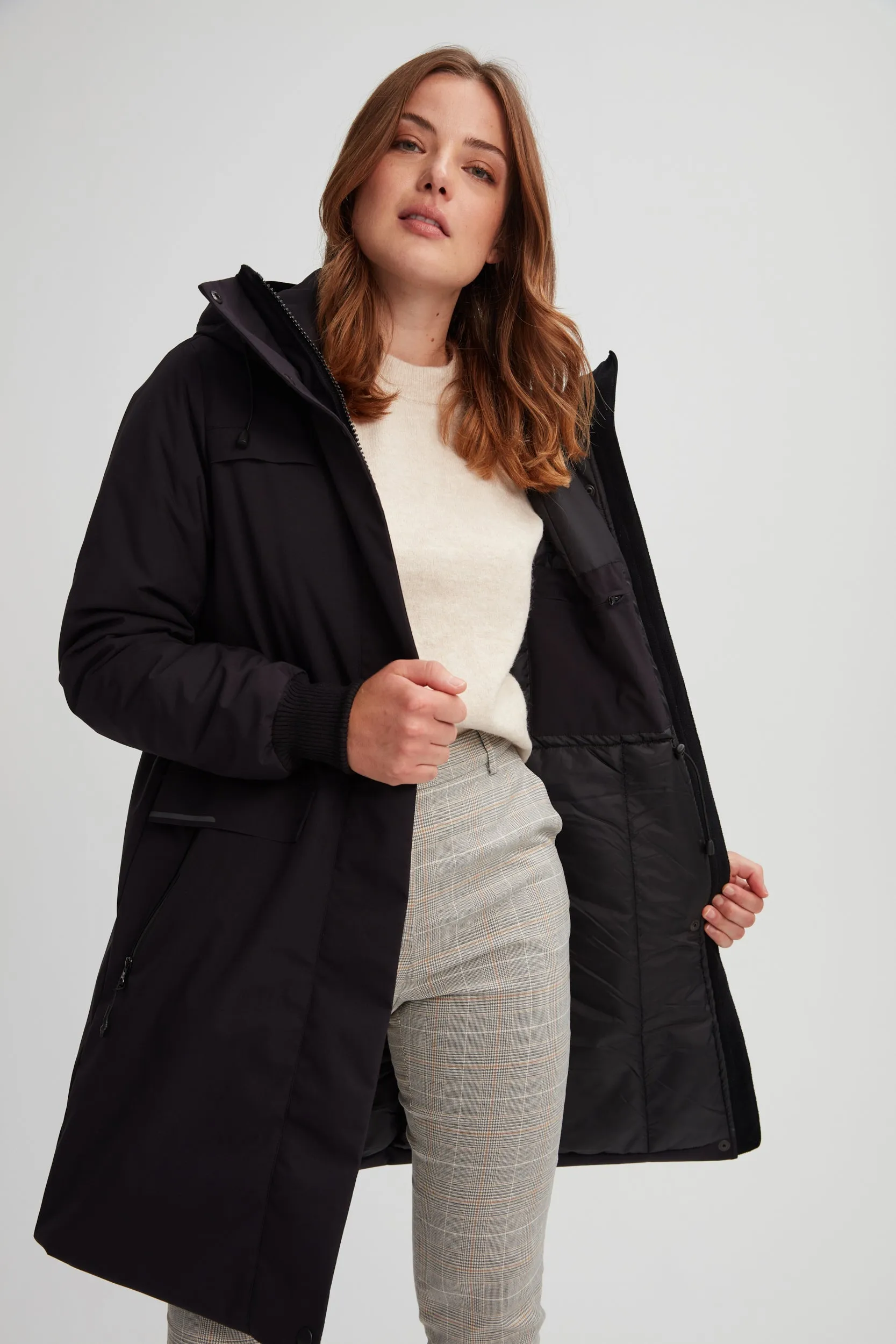 Manteau d'hiver bergen recyclé - ak10042 || recycled bergen winter coat - ak10042