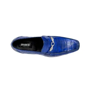 Mauri Baby Alligator Hand Painted Slip On - Royal Blue