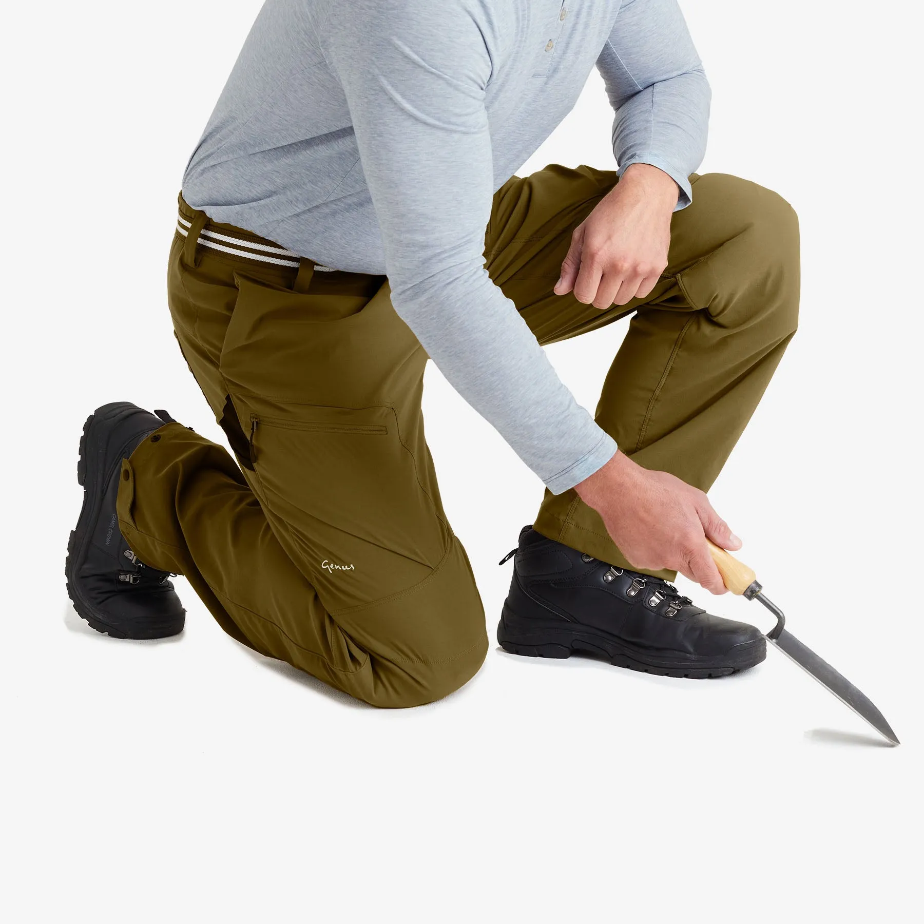 Men's 3-Season Gardening Trousers - Deep Tan