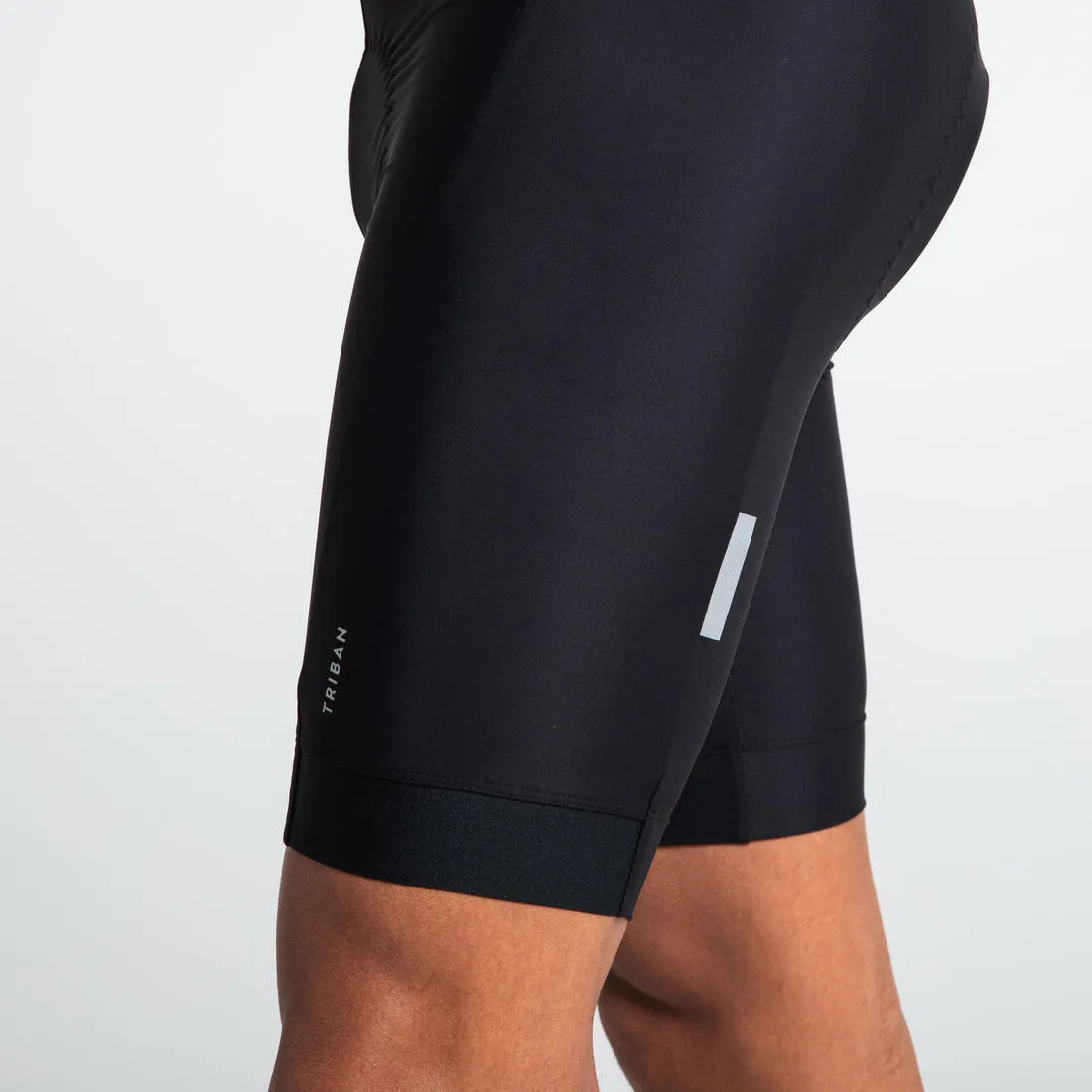 Men's Cycling Bib Shorts RC100 - Black