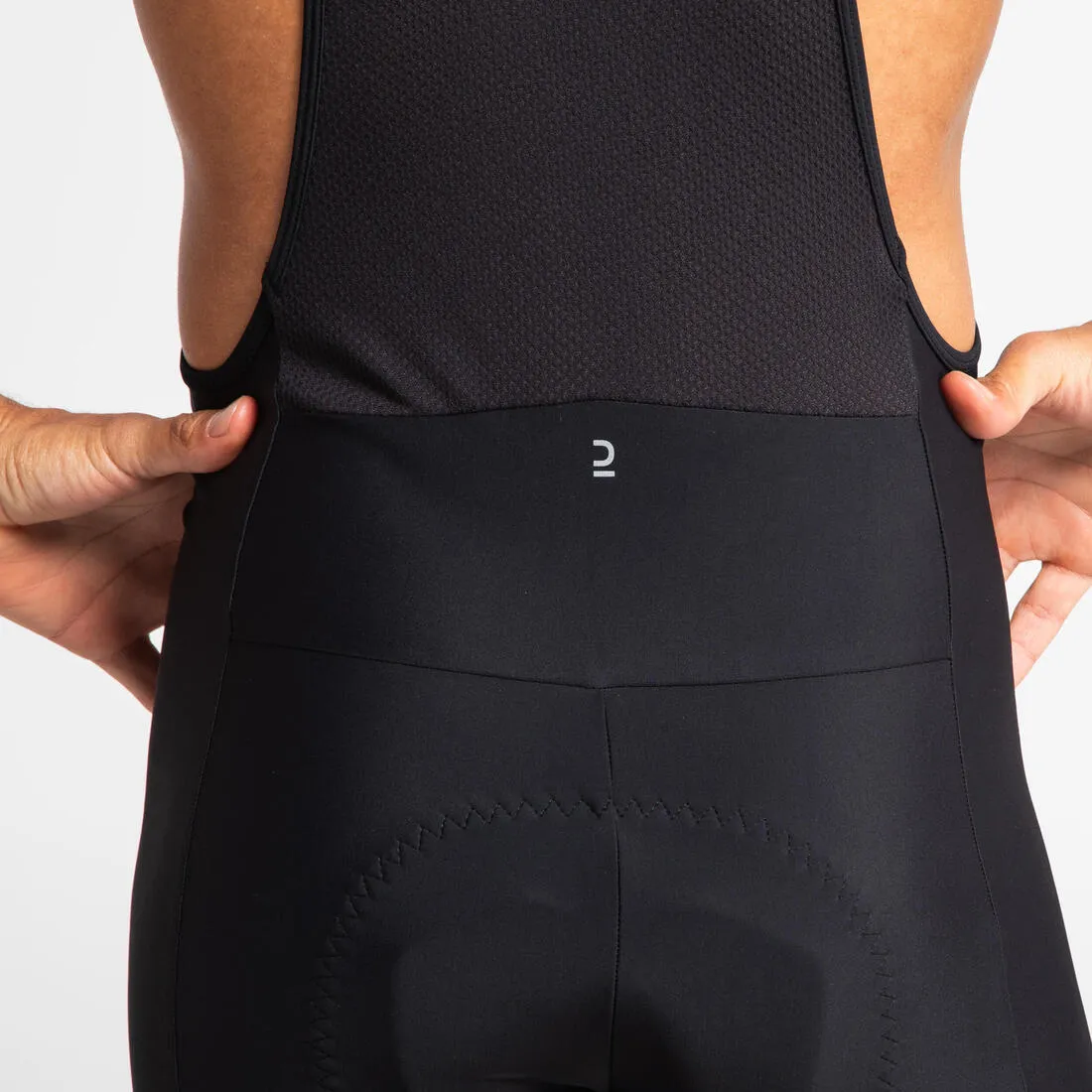 Men's Cycling Bib Shorts RC100 - Black
