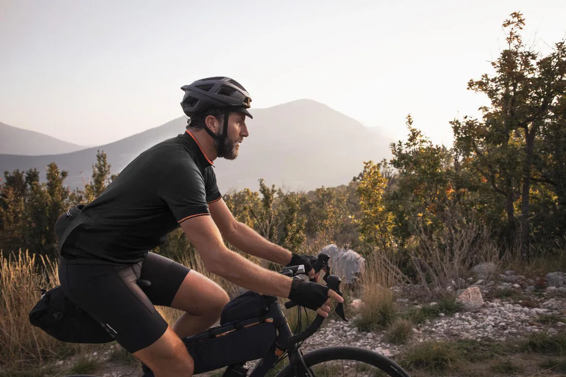 Men's Merino Short-Sleeved Cycling Jersey GRVL900