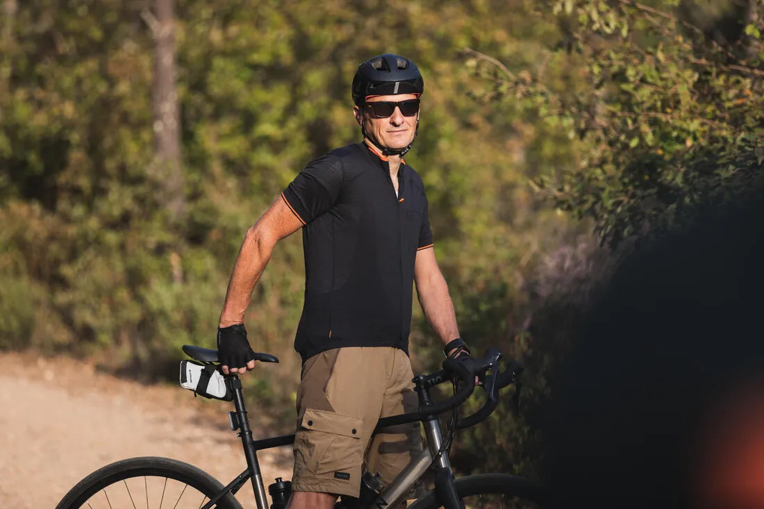 Men's Merino Short-Sleeved Cycling Jersey GRVL900