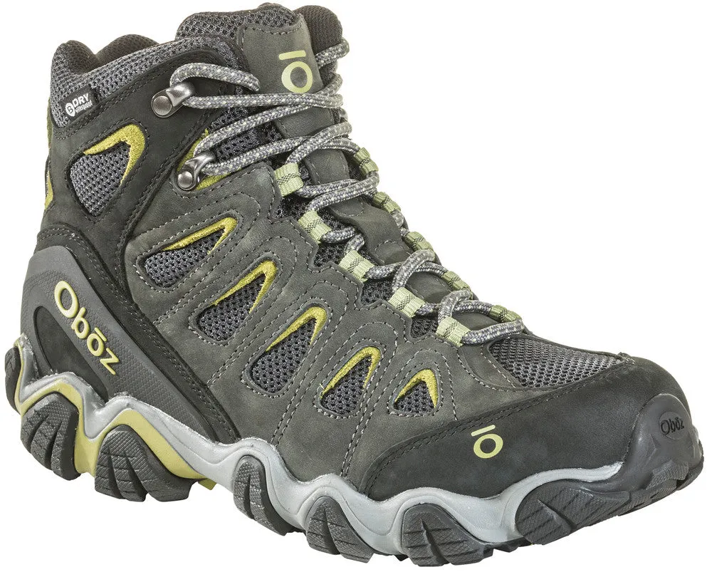 MEN'S OBOZ SAWTOOTH II MID WATERPROOF | DARK SHADOW / WOODBINE GREEN
