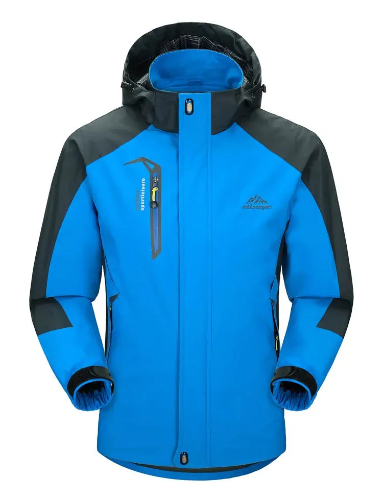 Men's Outdoor Waterproof Hiking Jacket – Autumn Trekking Windbreaker