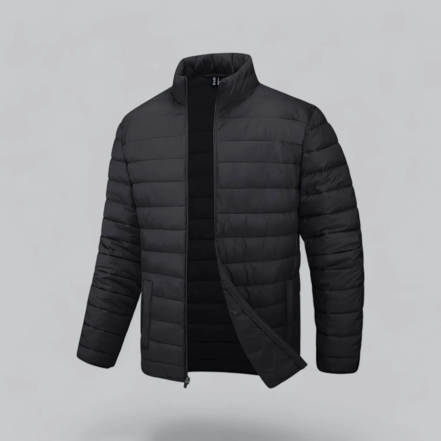 Men's Puffer Windbreaker Jacket | Lightweight, Water-Resistant, Insulated Design for Cold Weather Protection