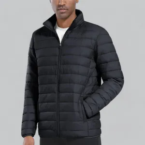 Men's Puffer Windbreaker Jacket | Lightweight, Water-Resistant, Insulated Design for Cold Weather Protection