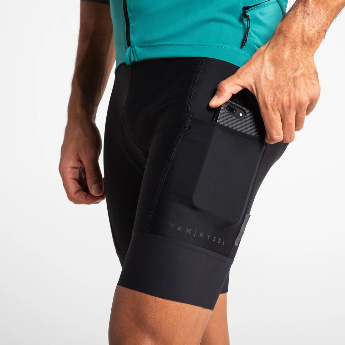 Men's Road Cycling Bibless Shorts RC500