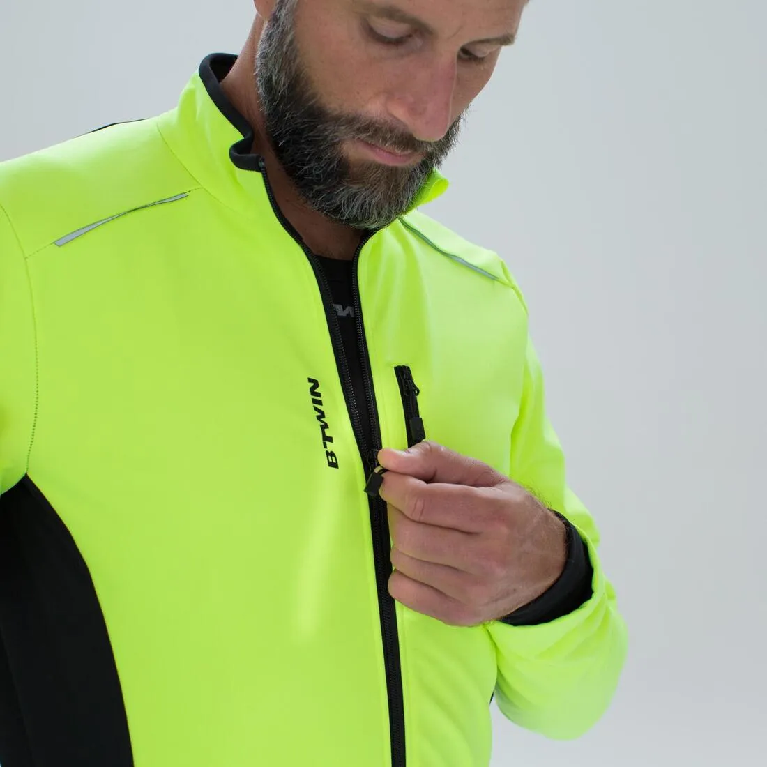 Men's Road Cycling Touring Winter Jacket 100