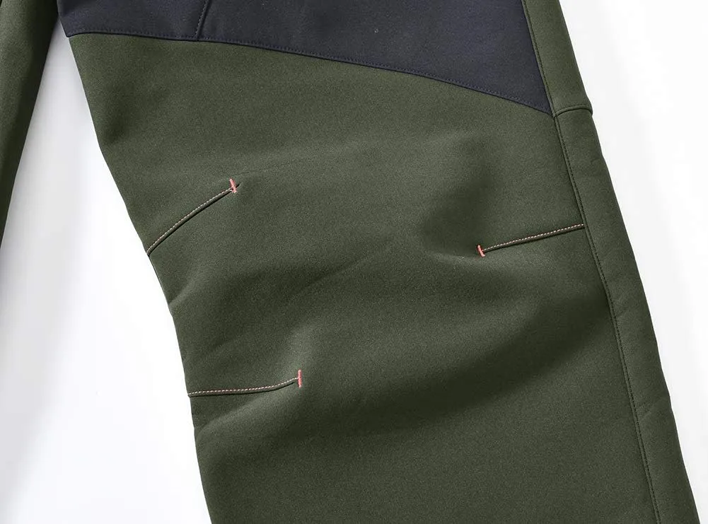 Men's Skiing Pants Waterproof Windproof Fleece Lined Hiking Cargo Insulated Pants Winter Warm Snow Pants
