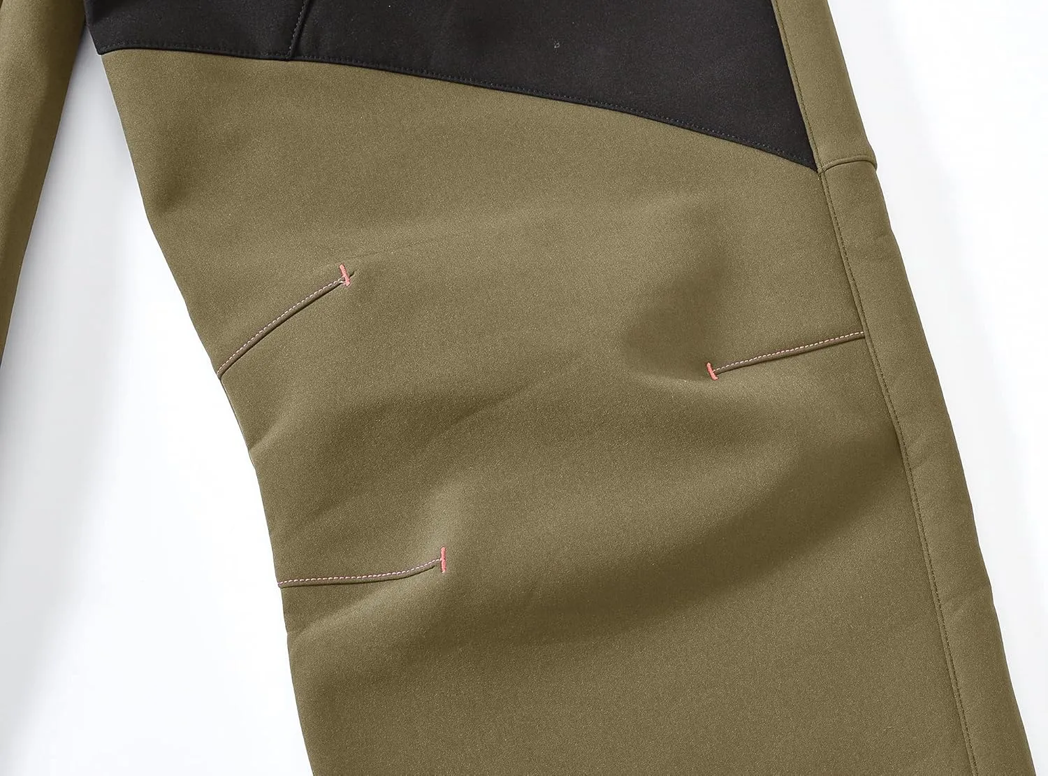 Men's Skiing Pants Waterproof Windproof Fleece Lined Hiking Cargo Insulated Pants Winter Warm Snow Pants