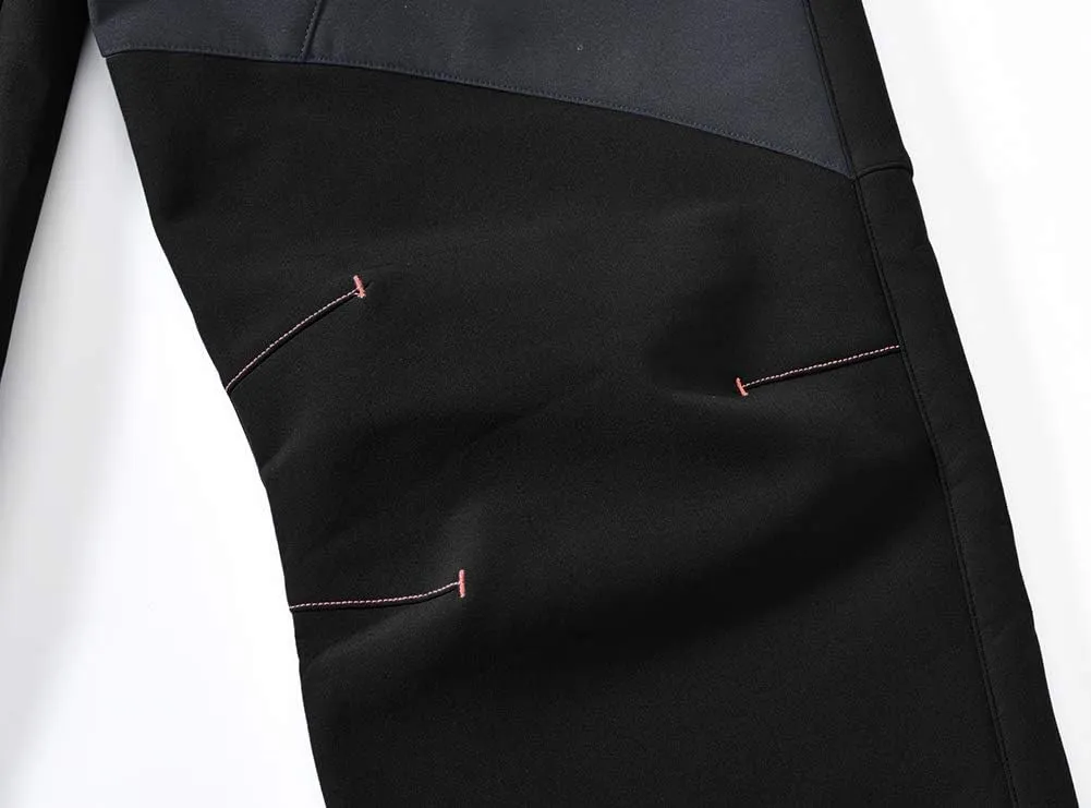 Men's Skiing Pants Waterproof Windproof Fleece Lined Hiking Cargo Insulated Pants Winter Warm Snow Pants
