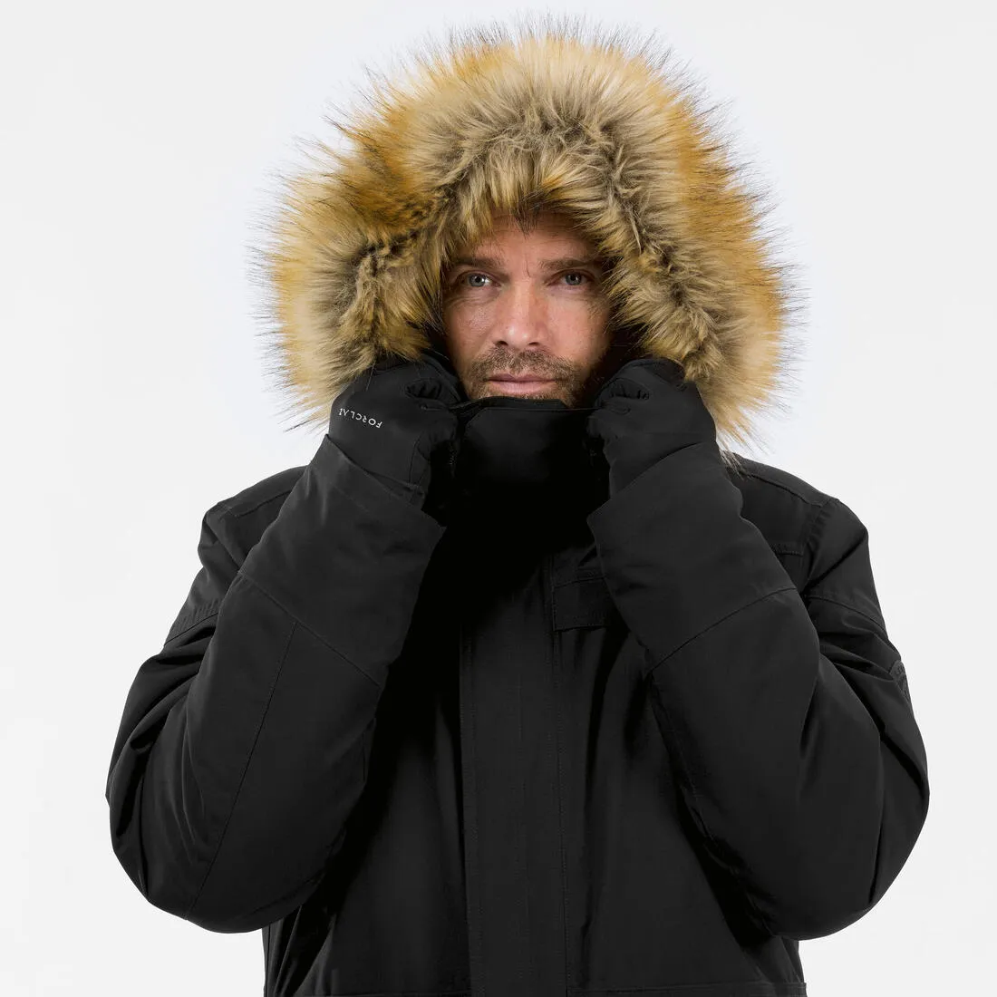 Men’s waterproof hiking parka -20°C, NH900