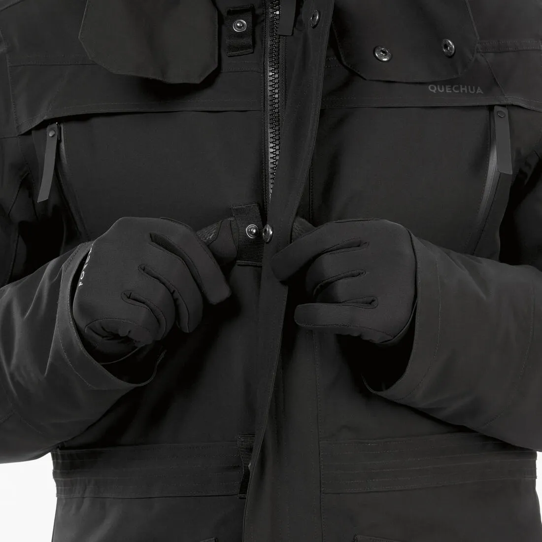 Men’s waterproof hiking parka -20°C, NH900