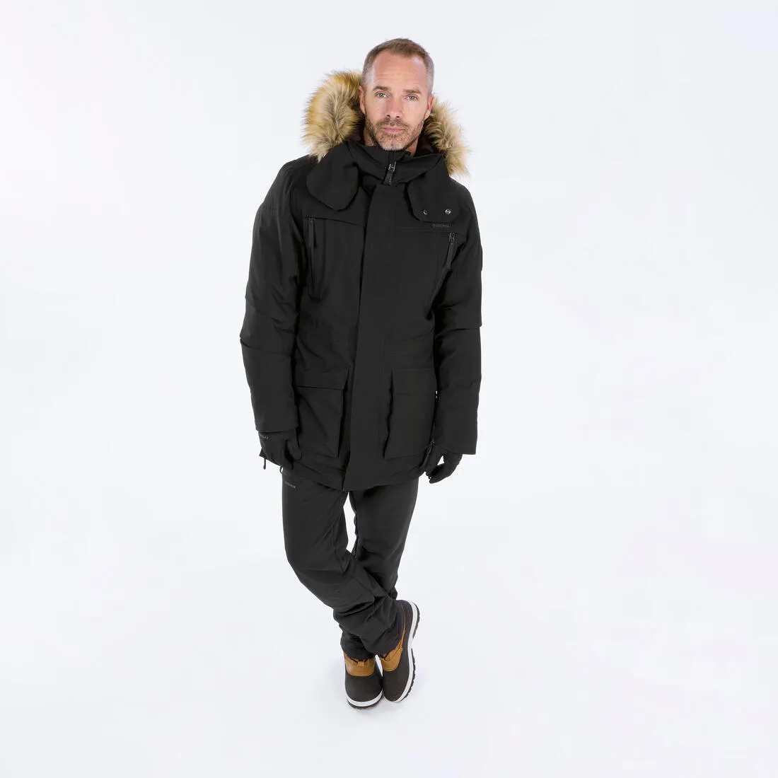 Men’s waterproof hiking parka -20°C, NH900