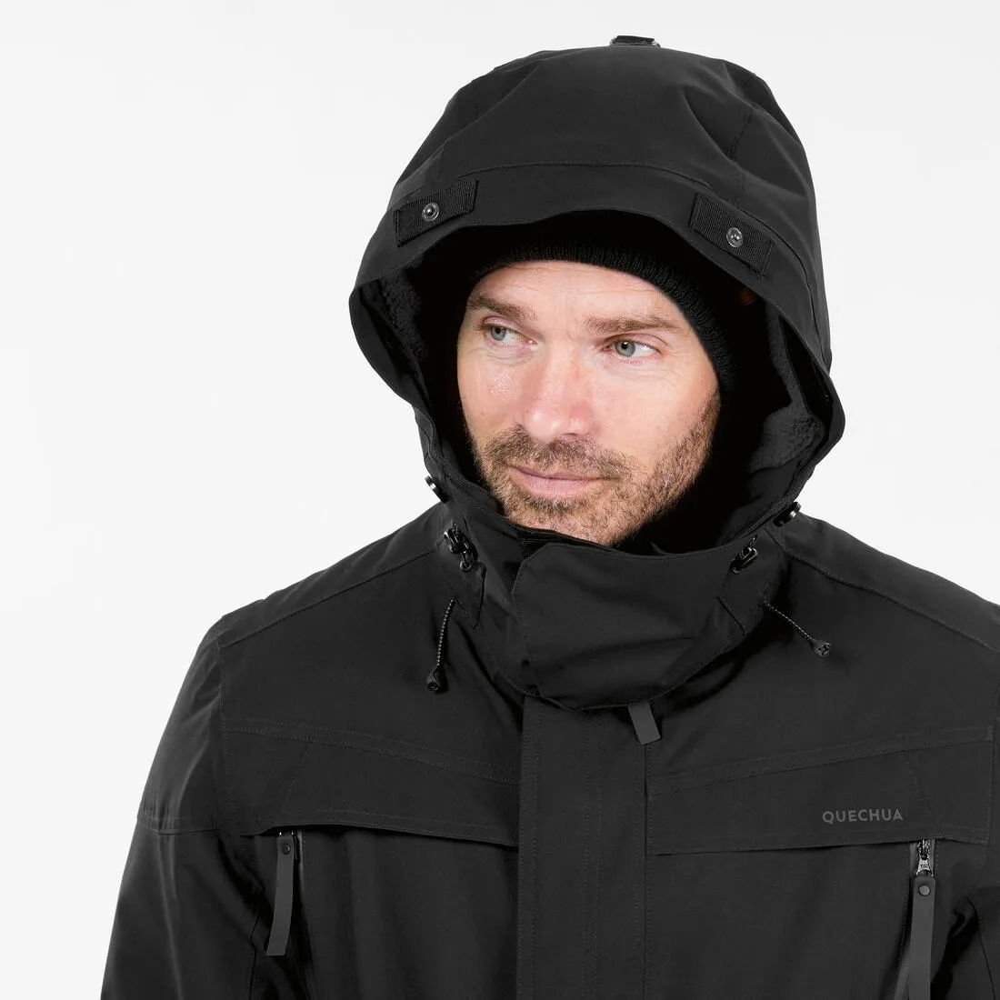 Men’s waterproof hiking parka -20°C, NH900
