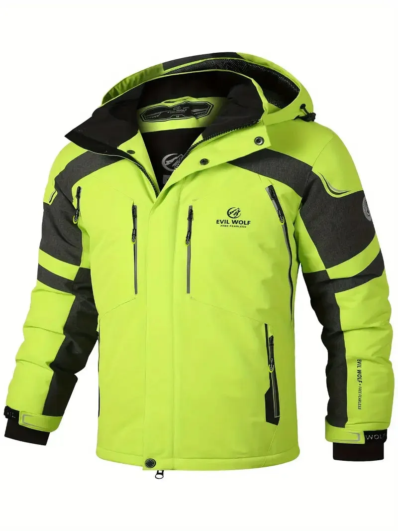 Men’s Waterproof Ski Jacket – Breathable and Insulated
