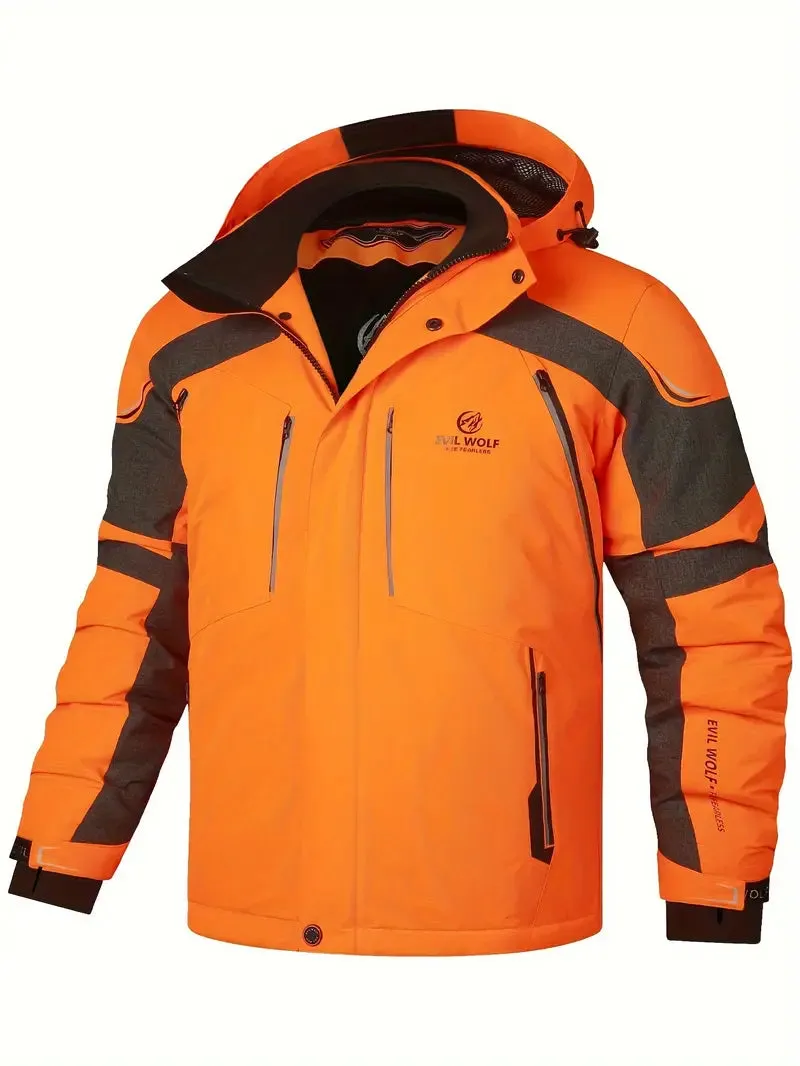 Men’s Waterproof Ski Jacket – Breathable and Insulated