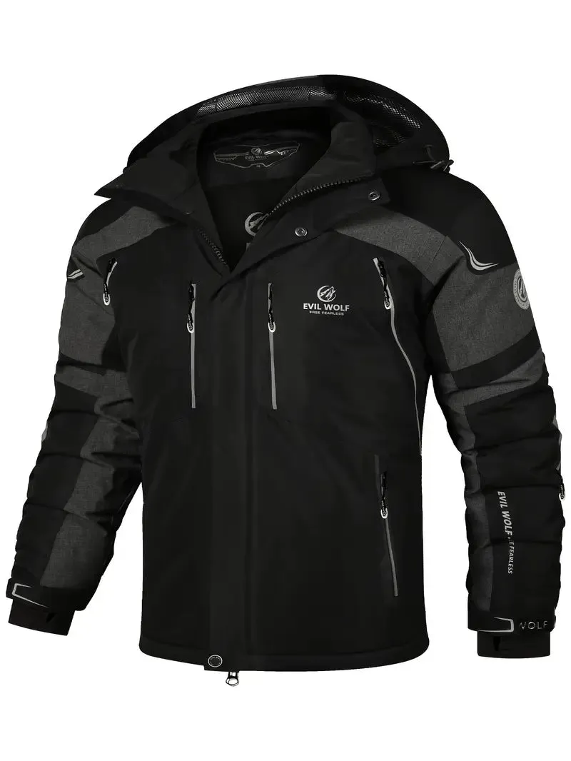 Men’s Waterproof Ski Jacket – Breathable and Insulated