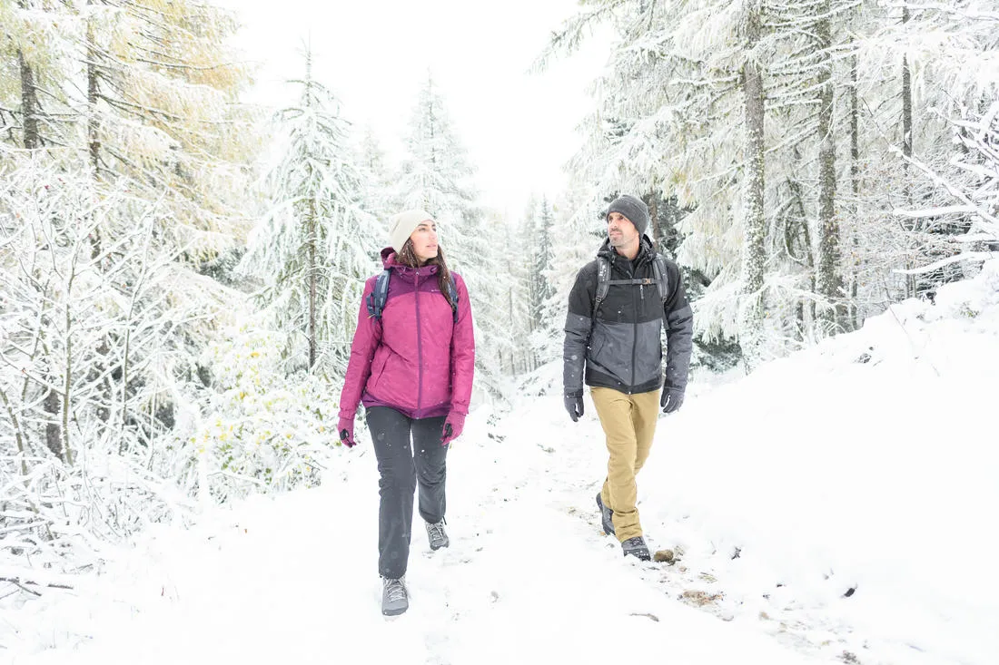 Men’s Waterproof Winter Hiking Jacket - SH100 X-WARM -10°C