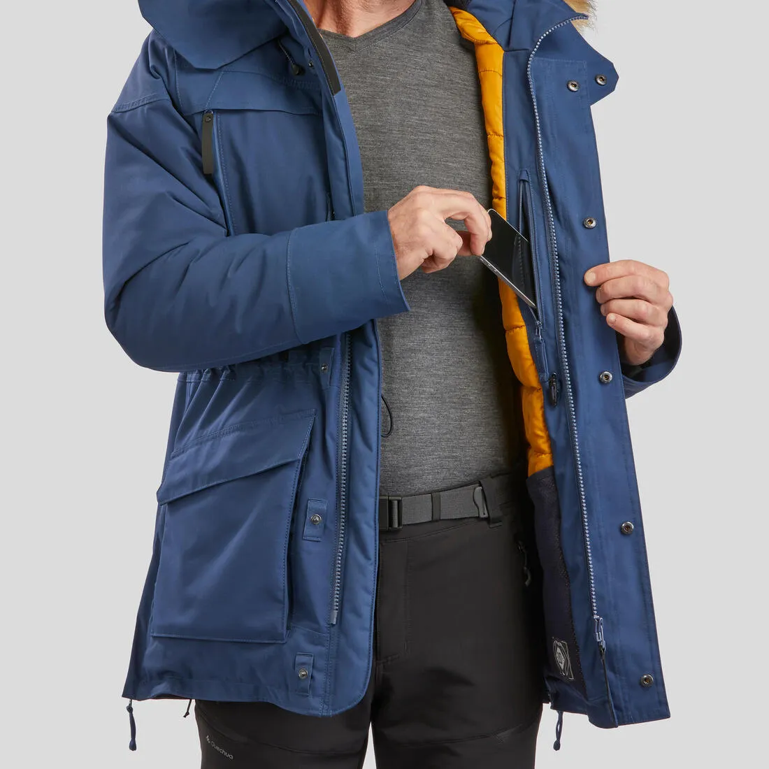 Men’s Winter Waterproof Hiking Parka - SH900  -20°C