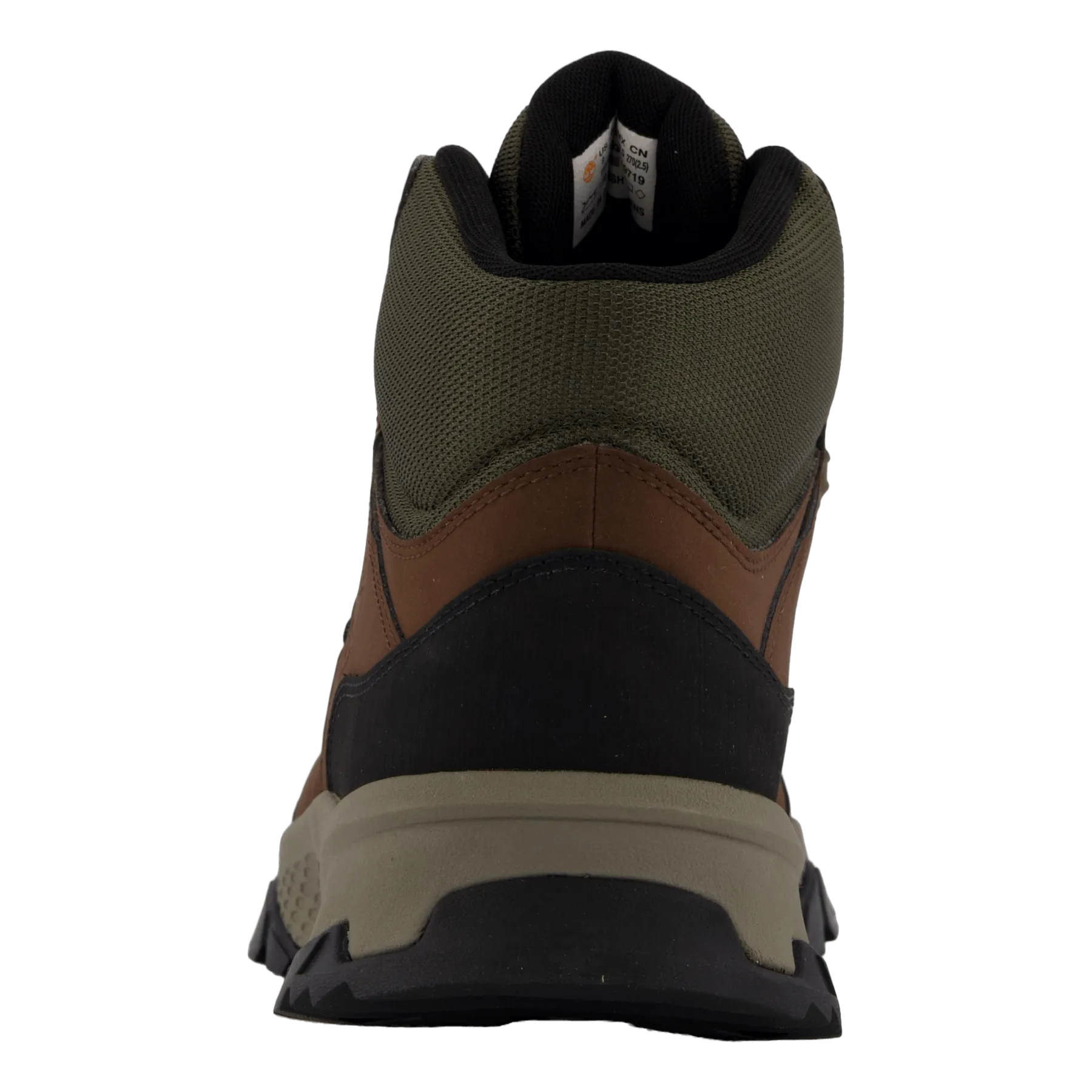Mid Lace Up Waterproof Hiking  Dark Brown
