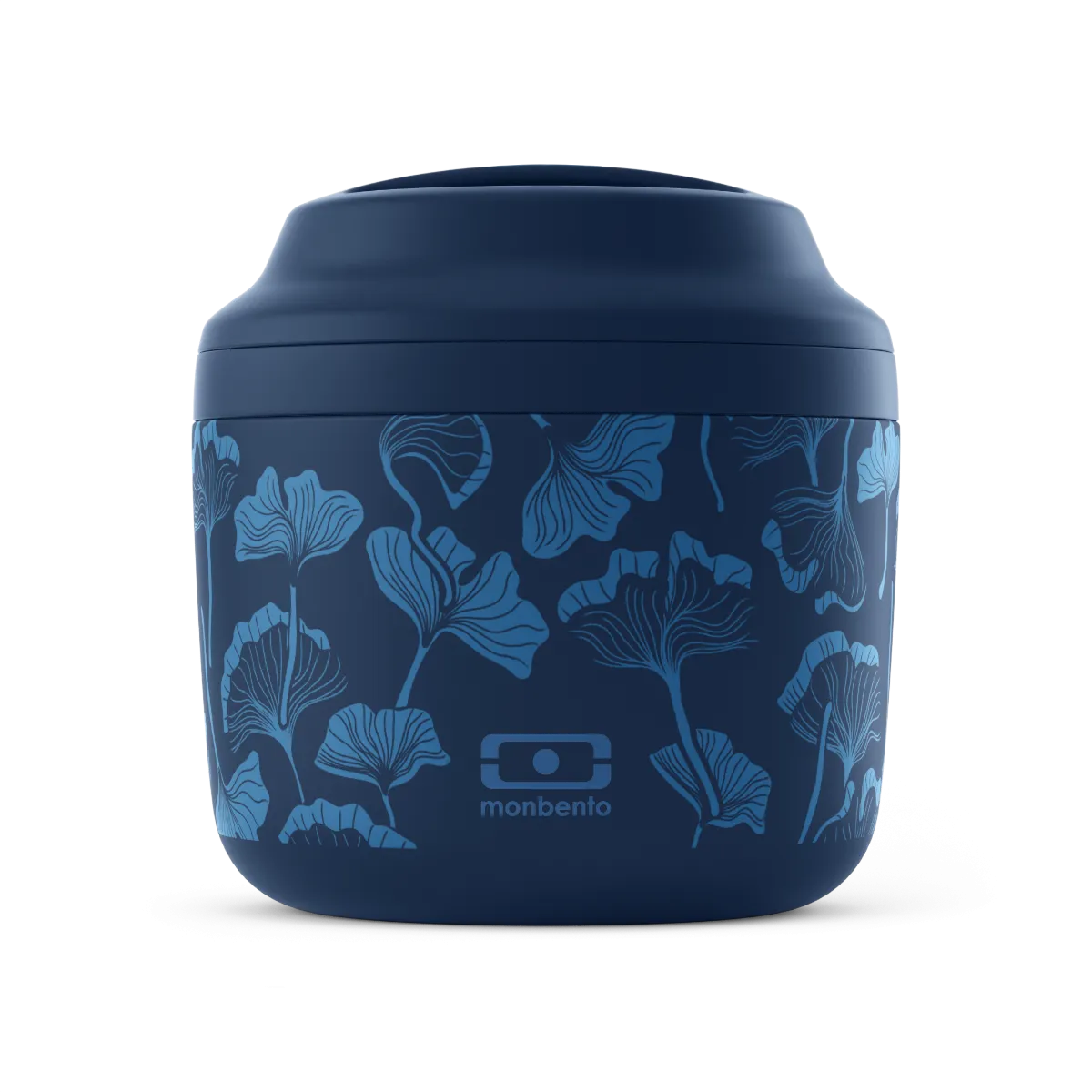 Monbento MB Element Insulated Lunch Box - Graphic Ginkgo Blue