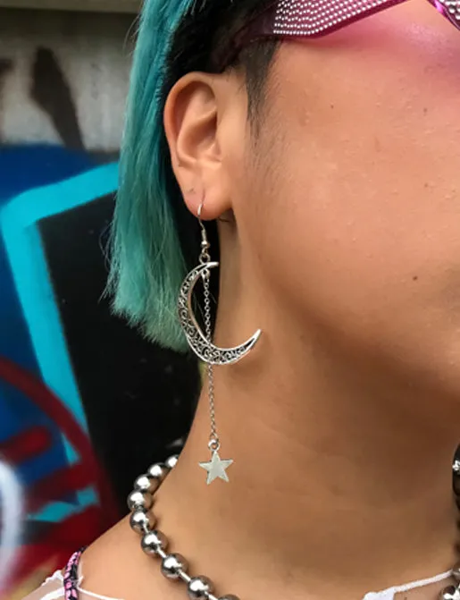 MOON STAR EARRINGS