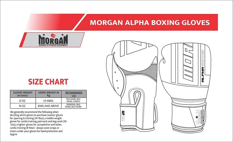 Morgan Alpha Boxing Gloves (12-16OZ)