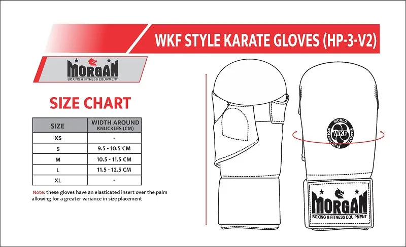 Morgan WKF Style Karate Gloves