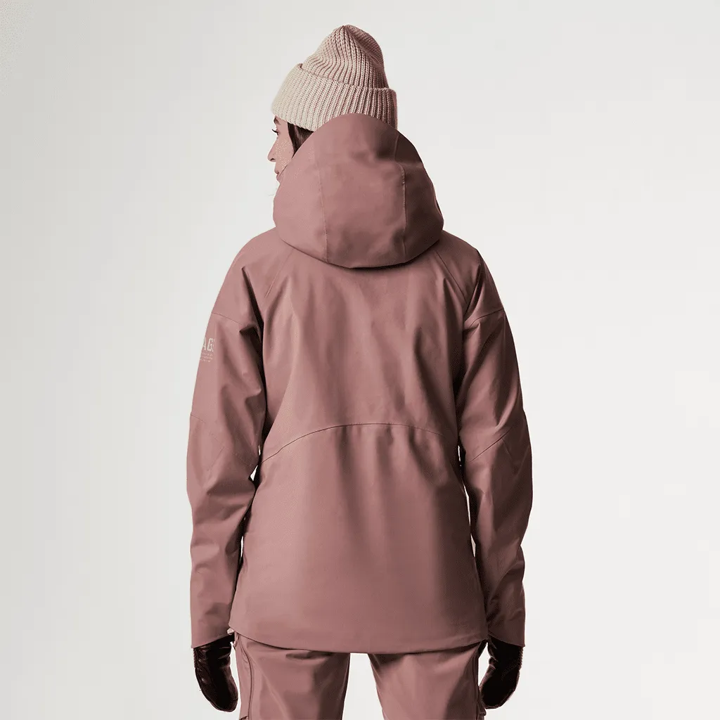 MTN-X Panorama 3L women's jacket - Light plum
