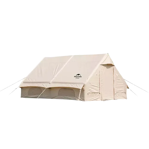 Naturehike - Extend Air 12.0 Cotton Inflatable Tent-20ZP Camp Version - Khaki