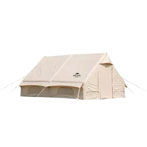 Naturehike - Extend Air 12.0 Cotton Inflatable Tent-20ZP Camp Version - Khaki