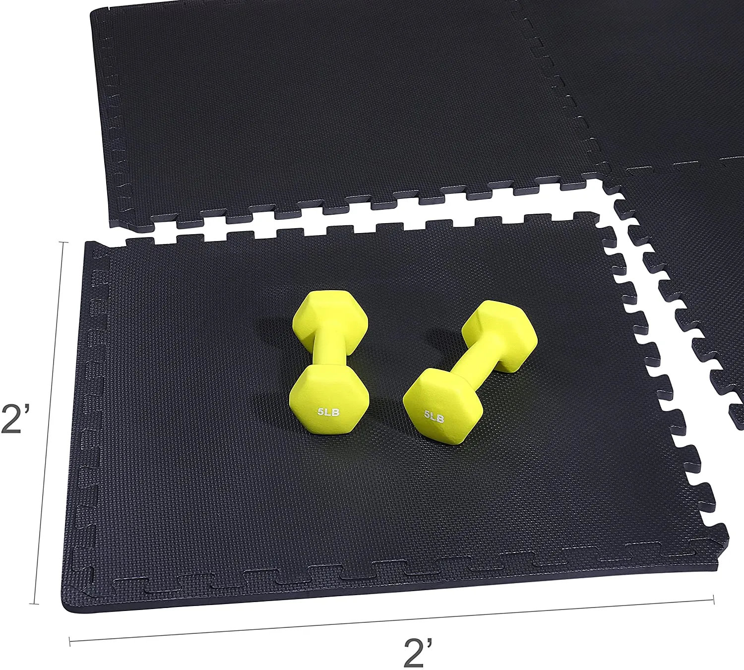 New in box! BalanceFrom Puzzle Exercise Mat with EVA Foam Interlocking Tiles for MMA, Exercise, Gymnastics and Home Gym Protective Flooring! Retails $70 