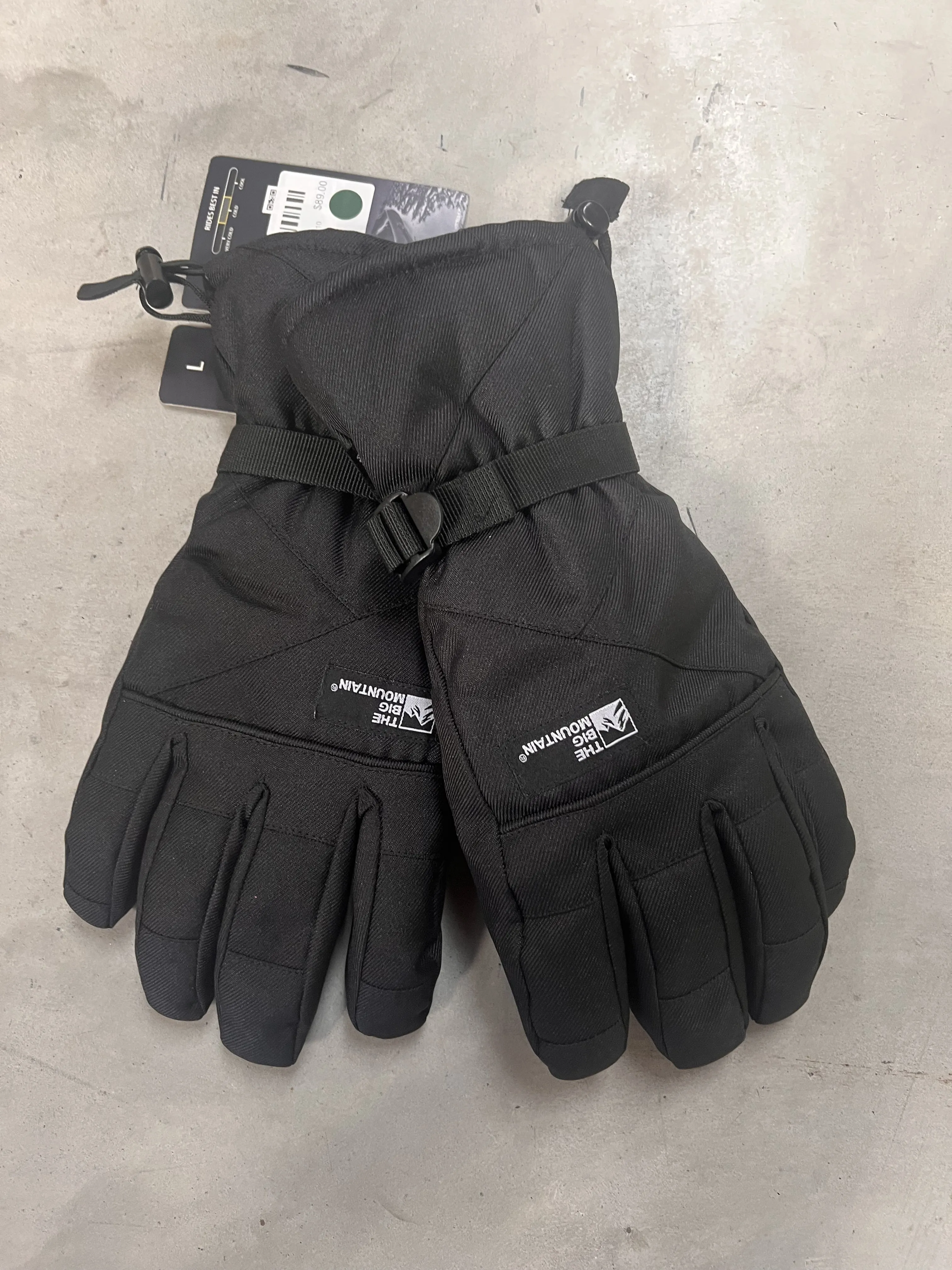 *New* The Big Mountain Black Ski Gloves