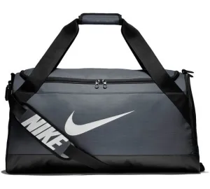 Nike Brasilia Medium Holdall Training Bag Grey