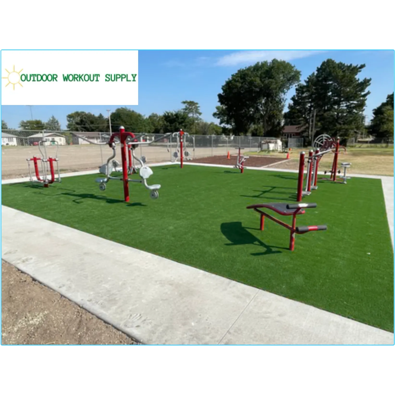 OWS Complete Outdoor Fitness Equipment Package