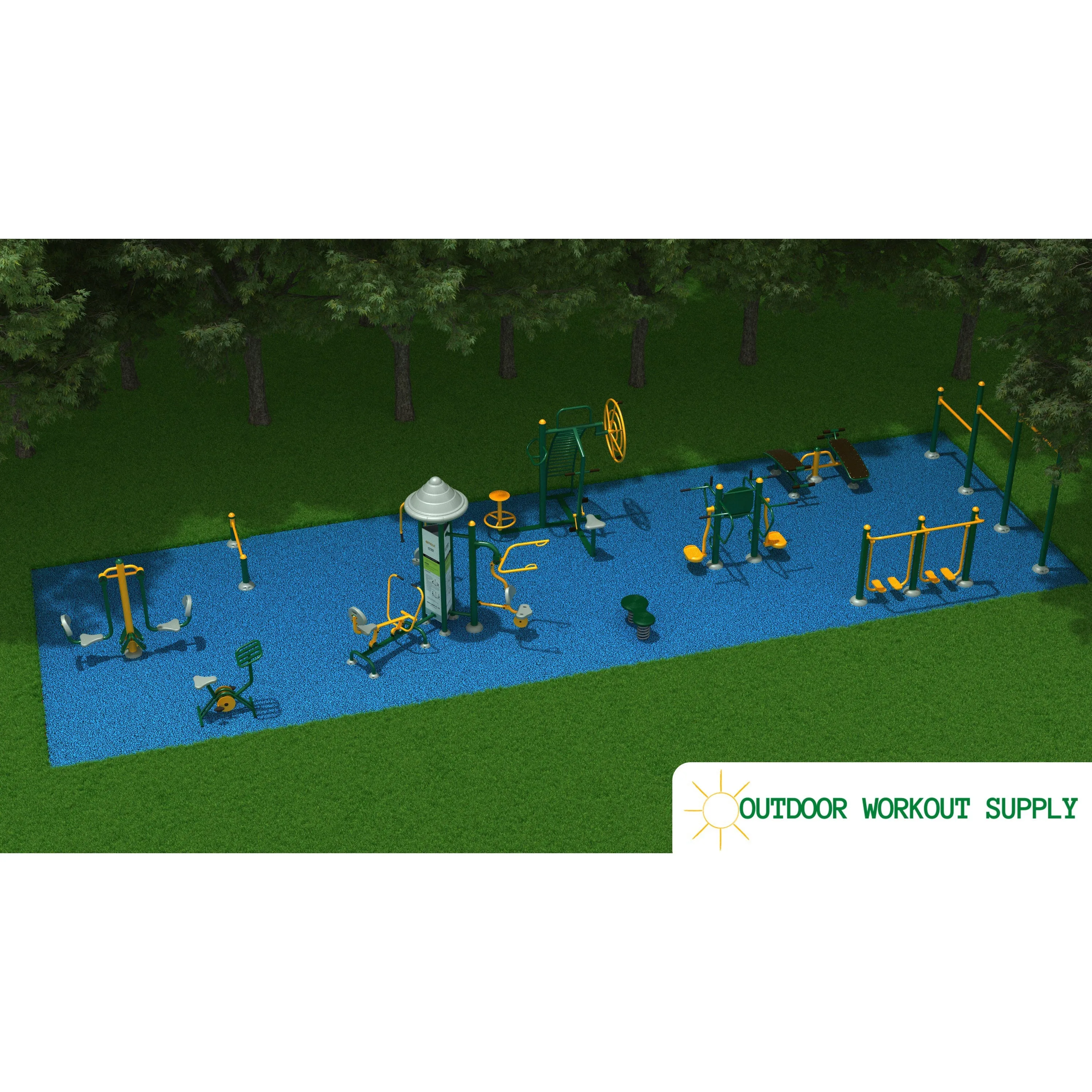OWS Complete Outdoor Fitness Equipment Package