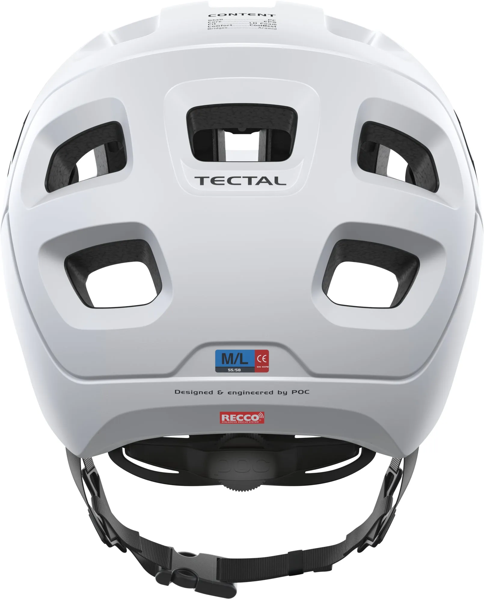 POC Tectal MTB Bike Helmet - Hydrogen White Matt - L (59-62)