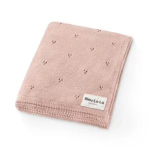 Pointelle Pink Blanket