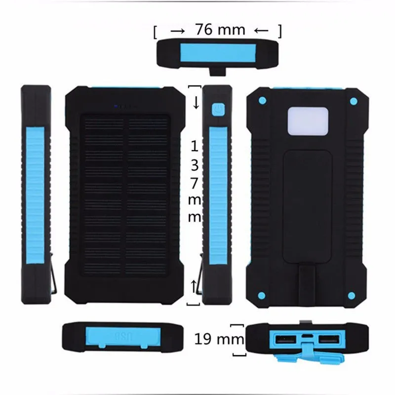 Portable Waterproof Solar Panel Charger