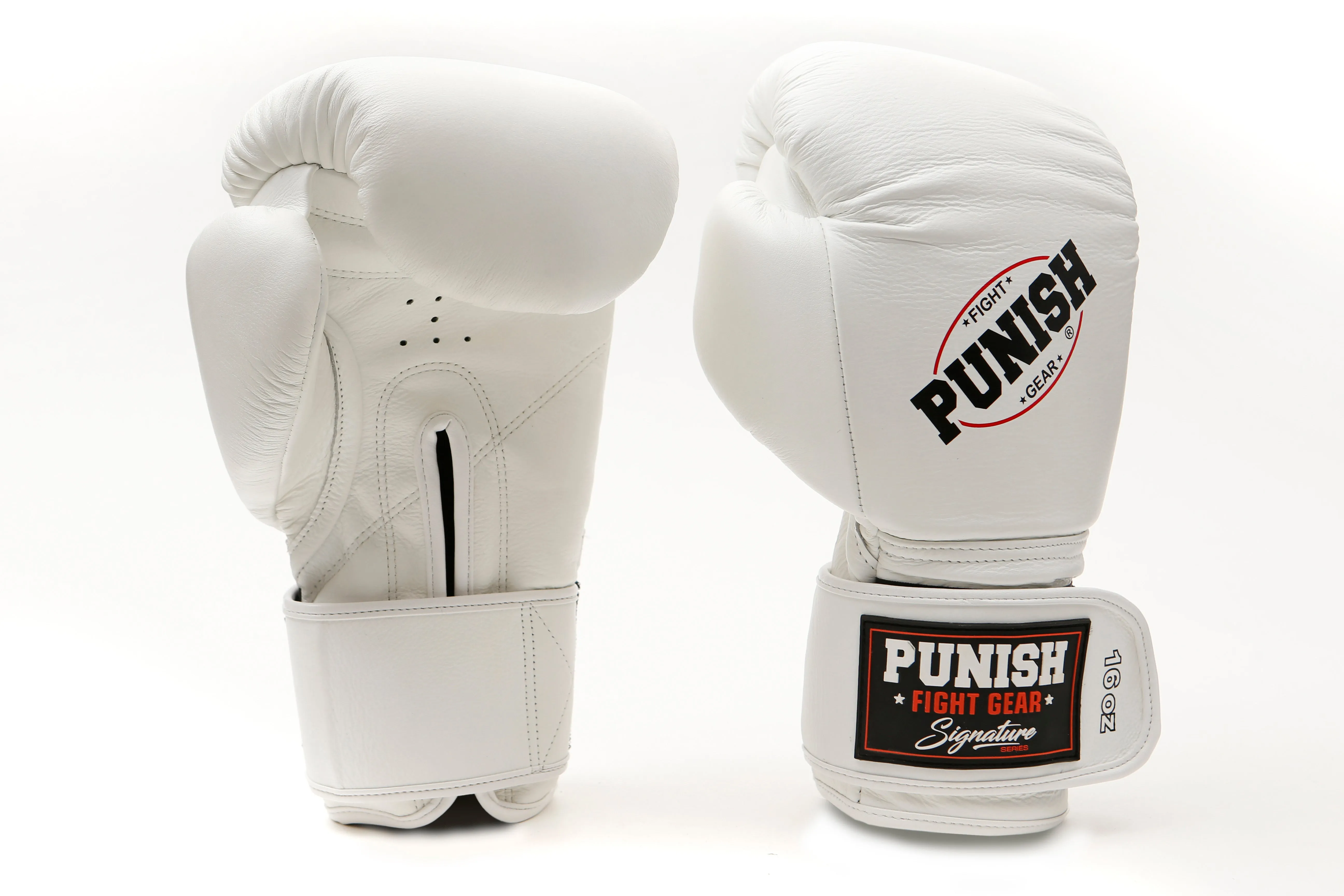 Punish Signature Series Boxing Gloves White