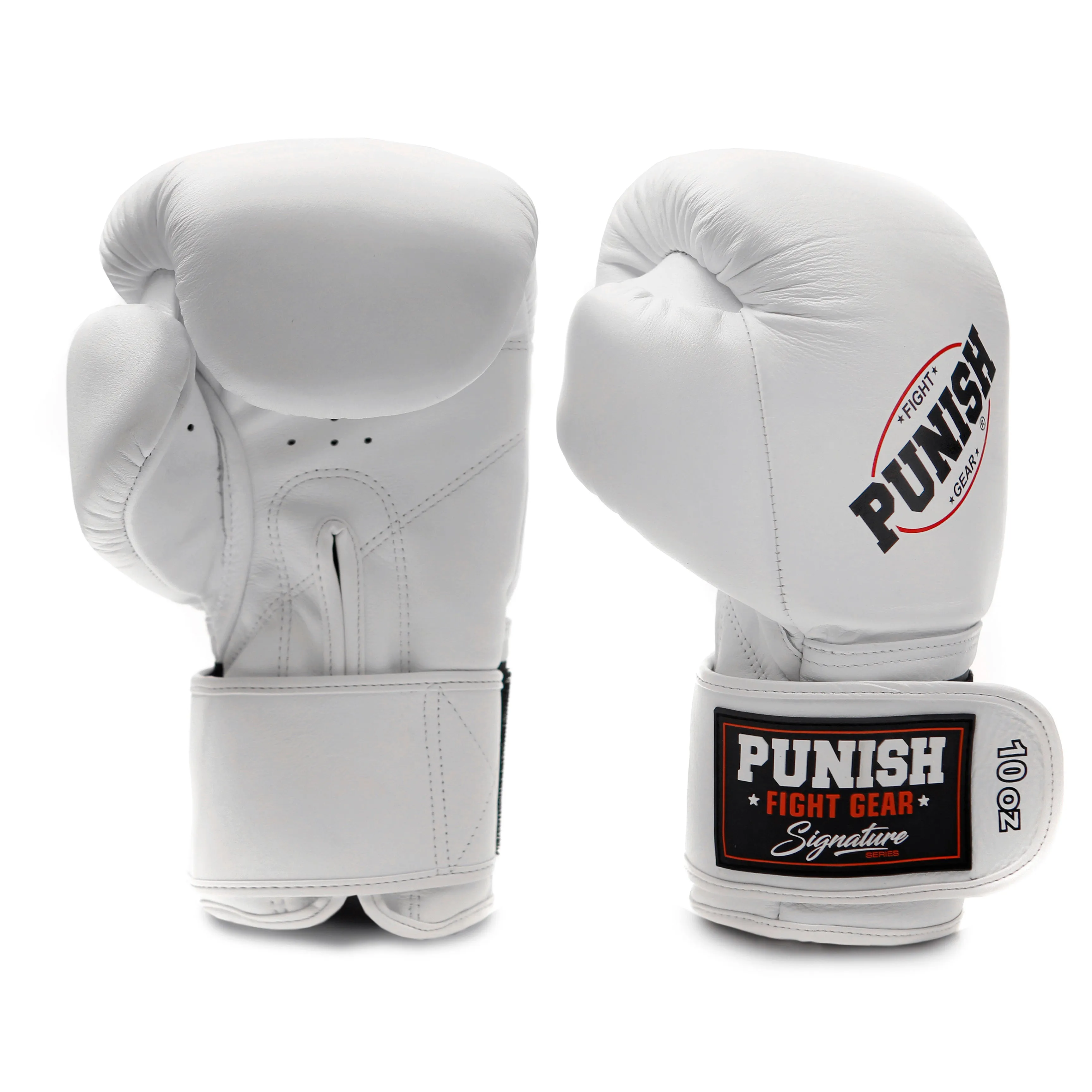 Punish Signature Series Boxing Gloves White