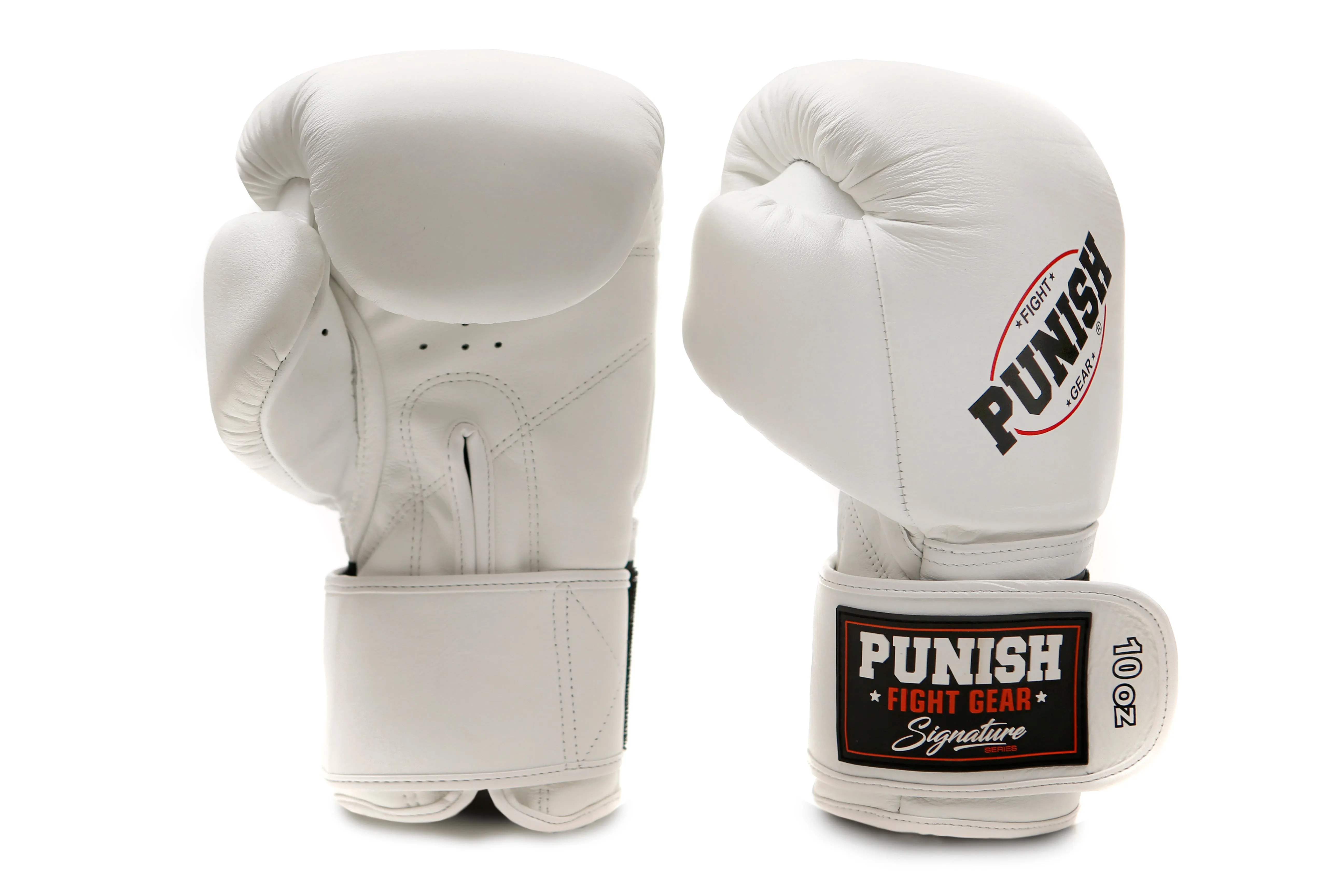 Punish Signature Series Boxing Gloves White