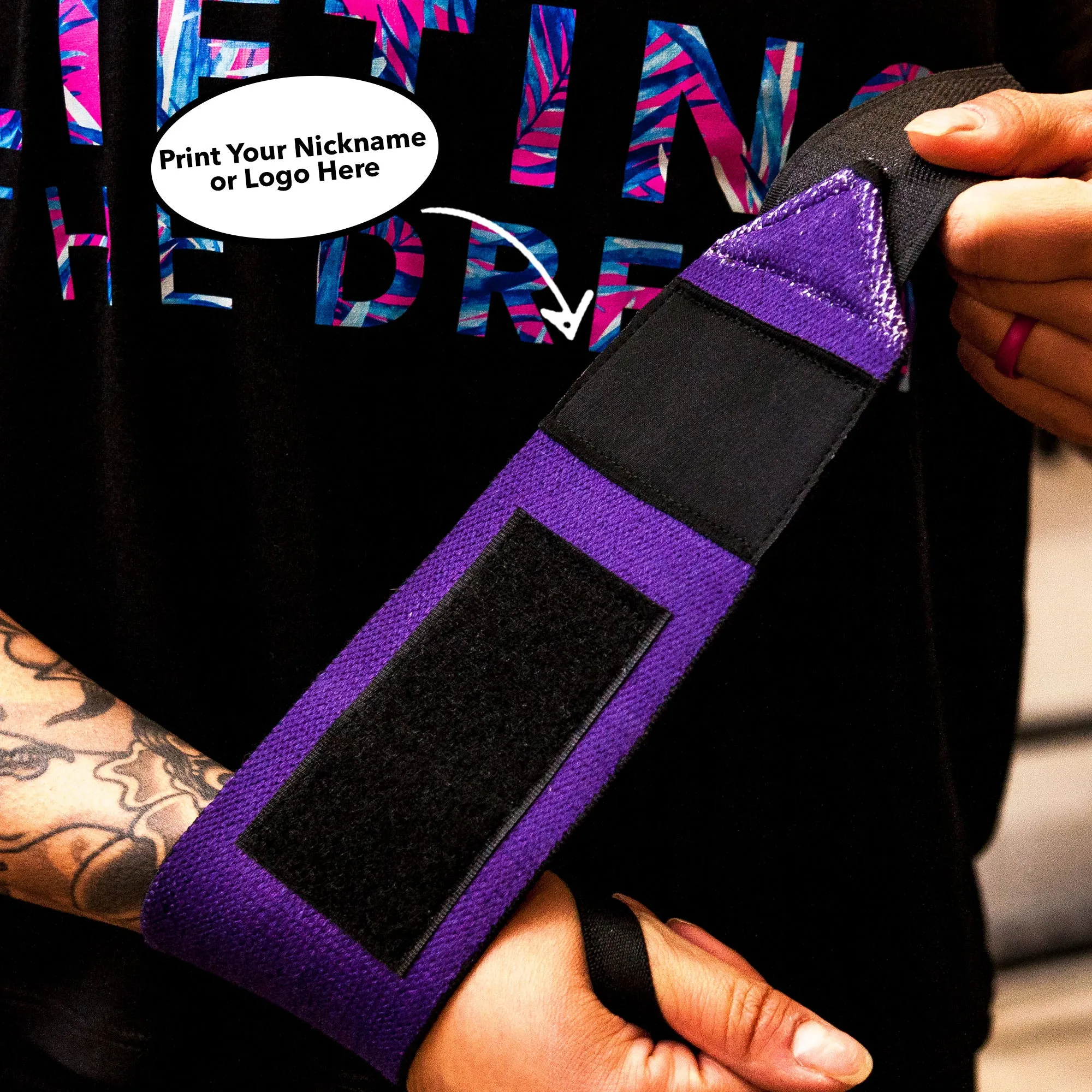 Purple Wrist Wraps