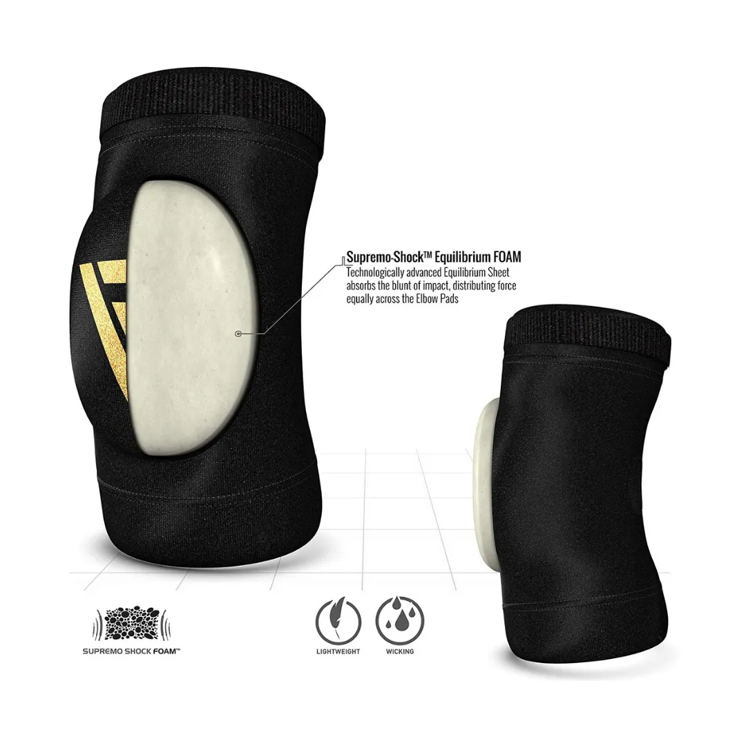 RDX PADDED ELBOW SLEEVE PADS FOR MUAY THAI & MMA WORKOUTS